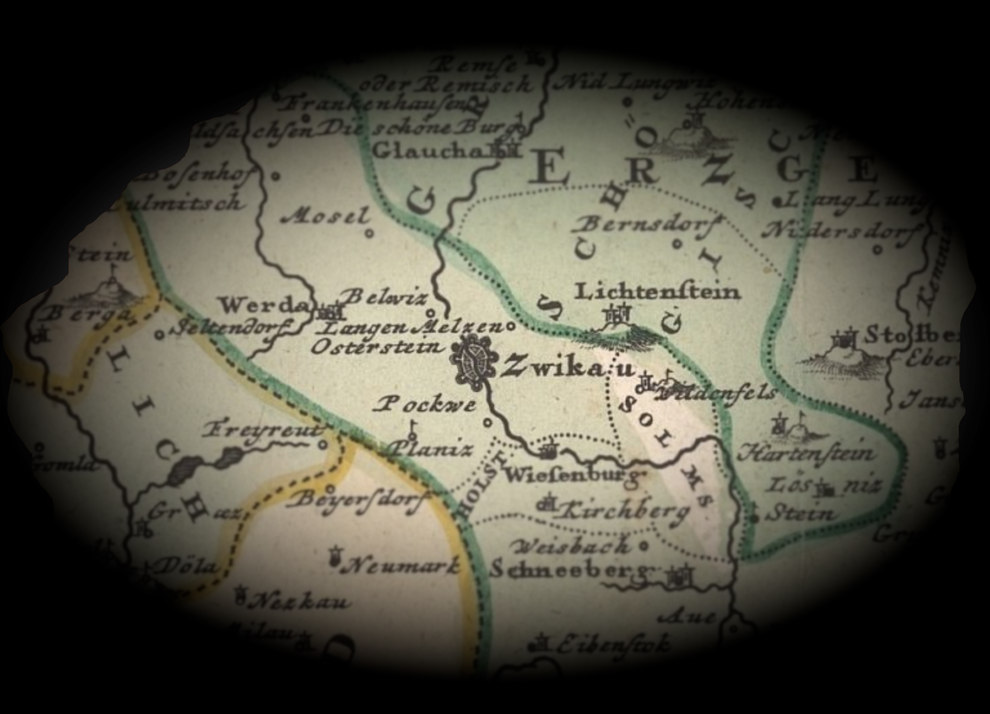 Karte Zwickau